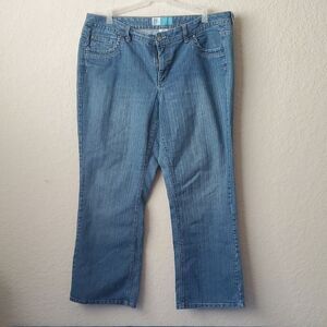 Just My Size JMS Modern Bootcut Jeans Medium Wash Plus Size 20W Average